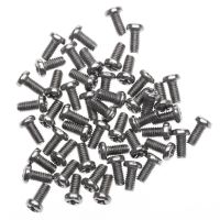 50Pcs M2.5 Phillip ธรรมดาสกรูและสลักเกลียว M2.5x5mm ด้ายเหล็กเคสคอมพิวเตอร์สกรู Nut Pan Head Fastener เครื่องสกรู Wood