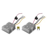 2X DC 36V/48V to 12V 20A Converter Voltage DC Regulator Reducer Step Down Buck Transformer Converter Power with Fuse