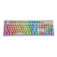 104ชิ้น Pbt Backlight สีที่เข้ากันกับ Keycaps สำหรับคีย์บอร์ดแบบกลไก