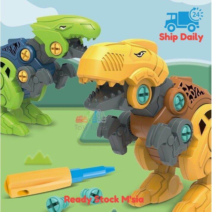 STEM DIY Large Assembly Dinosaur Toy with Screwdriver Assemble Toy Take