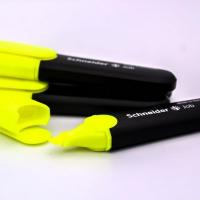( PRO+++ ) โปรแน่น.. Schneider ปากกาเน้นข้อความ ชไนเดอร์ Job ชุด 4 ด้าม (สีเหลือง) หมึกถนอมสายตา ราคาสุดคุ้ม ปากกา เมจิก ปากกา ไฮ ไล ท์ ปากกาหมึกซึม ปากกา ไวท์ บอร์ด
