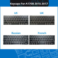 แล็ปท็อป US UK RU SP GER FR A1708 Azerty คีย์ Keycaps สำหรับ Pro Retina 13 "2016 2017 EMC 2978 3164 Keycap แป้นพิมพ์ซ่อม