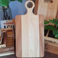 ✧เขียงไม้ลองเกรน Cutting Board Long Grain สลับลาย เขียงปิงปองไม้ยางสลับไม้ฉำฉา by WOODBOY888 Kitchenware★