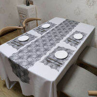 Microgood Halloween Table Runner Spiderweb ตกแต่งน้ำหนักเบาอเนกประสงค์ตาข่ายตาราง Runner Placemats สำหรับตกแต่งบ้านตาราง Anti-Scratch