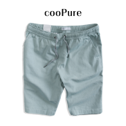 Quần sooc đũi cooPure chất liệu linen extra spandex