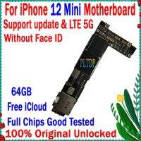 เมนบอร์ด Icloud สะอาดสำหรับ Iphone 12 Pro สูงสุด12เมนบอร์ดขนาดเล็กปลดล็อคด้วย/ไม่มีลอจิกบอร์ด Id ใบหน้ารองรับการอัพเดท Ios