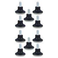 10Pcs Bell Glides Replacement Office Chair Wheels Stopper Office Chair Swivel Caster Wheels, 2 Inch Stool Bell Glides