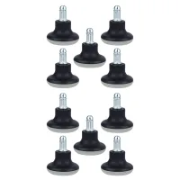 10Pcs Bell Glides Replacement Office Chair Wheels Stopper Office Chair Swivel Caster Wheels, 2 Inch Stool Bell Glides