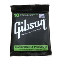 สายกีต้าร์ โปร่ง Gibson กิ๊บสัน  0.10 ครบทั้ง 6 สาย จำนวน 1 ชุด