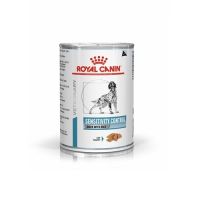 Royal Canin Vet Sensitivity Control 410G. อาหารเปียกสุนัข สำหรับสุนัขที่มีภาวะภูมิแพ้อาหาร ใช้แหล่งโปรตีนคัดสรรพิเศษ [12กระป๋อง]