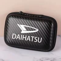 Multifunctional carbon fiber data cable storage bag auto parts storage bag suitable for Daihatsu Terios Sirion Mira Materia