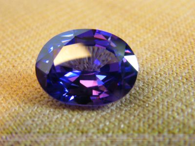 พลอย เพชรรัสเซีย CZ  สีม่วงน้ำเงิน รูปไข่ CUBIC ZIRCONIA  ink blue violet  0val 9X7 mm  มิลลิเมตร 1pcs1 เม็ด  PURPLE GEMSTONE STONE