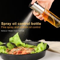 ▫❇ Kitchen Stainless Steel Olive Oil Sprayer Bottle Pump Oil Pot Leak-proof Grill BBQ Sprayer Oil Dispenser Condiment Bottle Tools