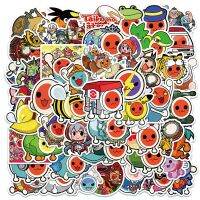 【Big-Sales】 Jime Shops 50ชิ้น/ล็อตเกม Taiko No Tatsujin แบบพกพา Graffti สำหรับกระเป๋าเดินทางแล็ปท็อปโน้ตบุ๊คสเก็ตบอร์ด Decor