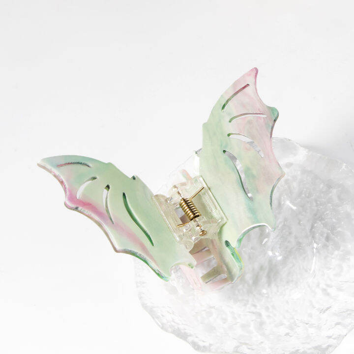 acetic-acid-gripper-bat-wing-gripper-girl-shark-clip-bat-gripper-headwear-hair-clip-hair-clip-halloween-clasp