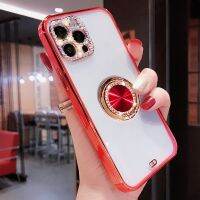 [Chaoke digital branch] Boucho เคสชุบหรูหราสำหรับ Iphone 13 Pro Max 12Pro Max 11 Pro MAX XR Xse 7 8 Plus 13Pro ที่วางโทรศัพท์กริป