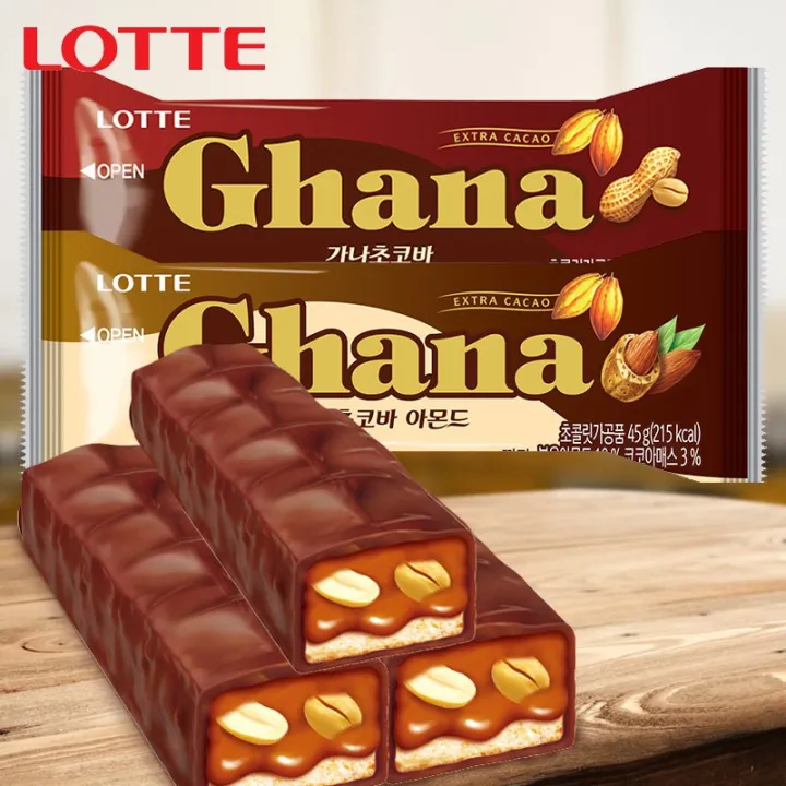 Lotte Ghana Chocolate Bar 45g/43g Authentic Korean Product Lazada PH