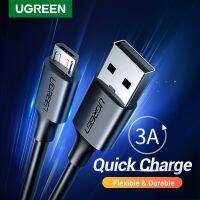 Ugreen Micro USB Cable 3A Fast Charging USB Data Cable Mobile Phone Charging Cable for Samsung HTC LG Android Tablet USB Wire Wall Chargers