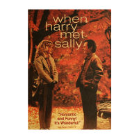 【D206】When Harry Meets Sally The Retro Kraft Paper Poster Bar Coffee Shop Decoration