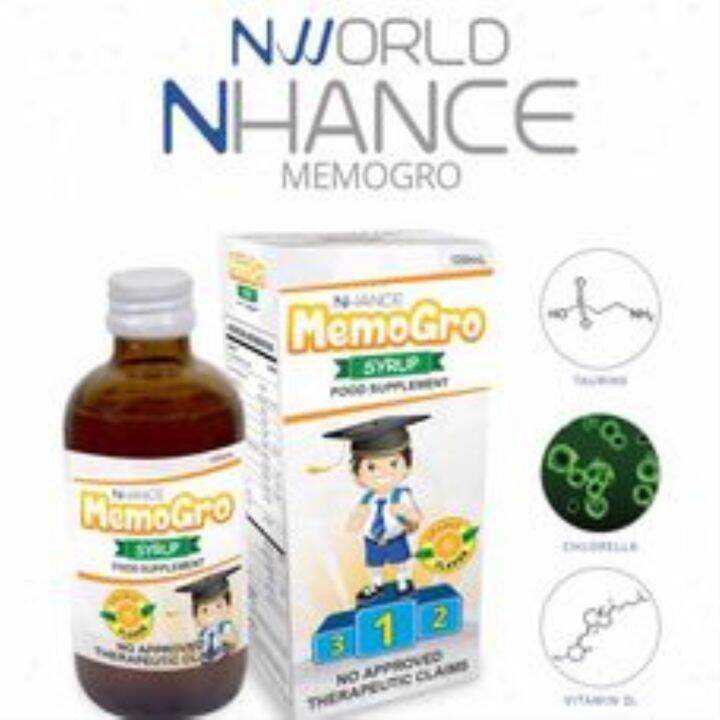 Nhance Memogro Multivitamins for kids 1 TO 12 YEARS OLD 120ml 2024