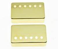 KAISH 2 Pcs 52mm Guitar Pickup Covers Gold for Les Paul