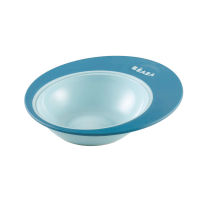 ชามป้อนอาหารเด็ก BEABA "Ellipse" Training Plate - Blue