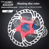 1pcs Bicycle 140 160 180 203mm disc brake rotor floating Mountain bike brake rotor DH 6inch thickening ultra-light disc