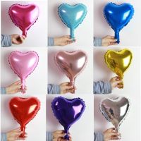 9pcs/lot Baby Shower 10inch Red Pink Rose gold heart helium foil Balloons kids Birthday Party Supplies Party Decoration globos Balloons
