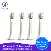 SOOCAS PINJING SO WHITE EX3 Toothbrush head Original Youpin Electric Sonic Ultrasonic Automatic tooth brush Replacement Head