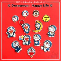 แผ่นแพทช์ ปักลาย Doraemon : Happy Life สําหรับตกแต่งเสื้อผ้า 1 ชิ้น 5211028❍﹍