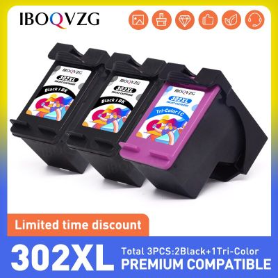 IBOQVZG Ink Cartridges 302XL Replacement For HP 302 For HP302 XL Ink Cartridge For Deskjet 1110 1111 1112 2130 2131 Printer