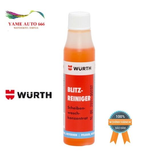 Hcm siêu sạch nước rửa kính ô tô wurth rapid windscreen cleaner 32ml - ảnh sản phẩm 1