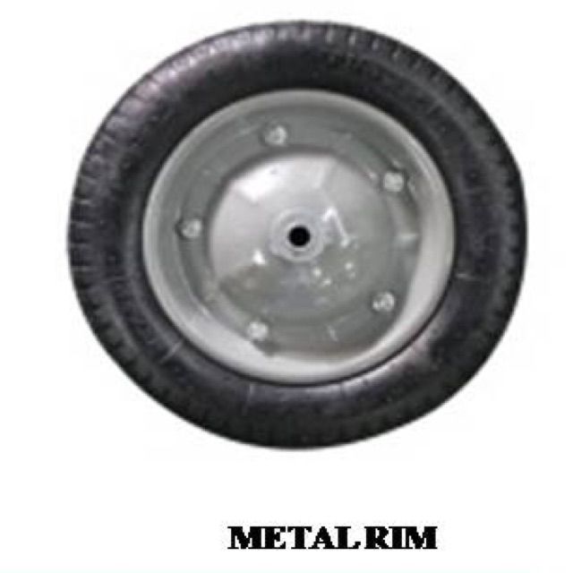 Wheel Barrow Wheel Steel Rim Tayar Angin Kereta Tolak Rim Besi Metal Rim Lazada 5286