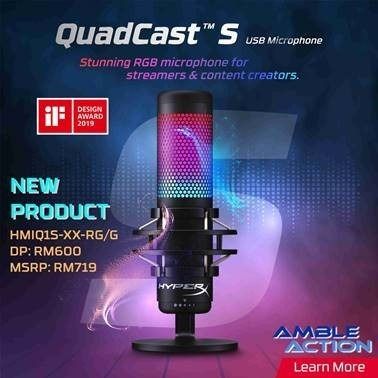 Kingston HyperX QuadCast / Quadcast S RGB # Fully featured
