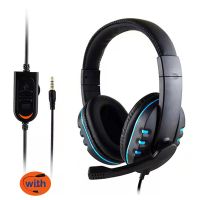 【Audio player] Headphone Gaming ไมโครโฟนหูฟัง Ps4เกมส์ Pc ไมค์3.5มม. Headphone Gaming แบบมีสาย-Aliexpress