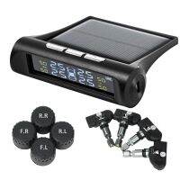 ▧☾♞ TPMS Tire Pressure Monitoring System Solar or USB Powered with External and Internal Sensors Real time Display 6 Alarm Modes