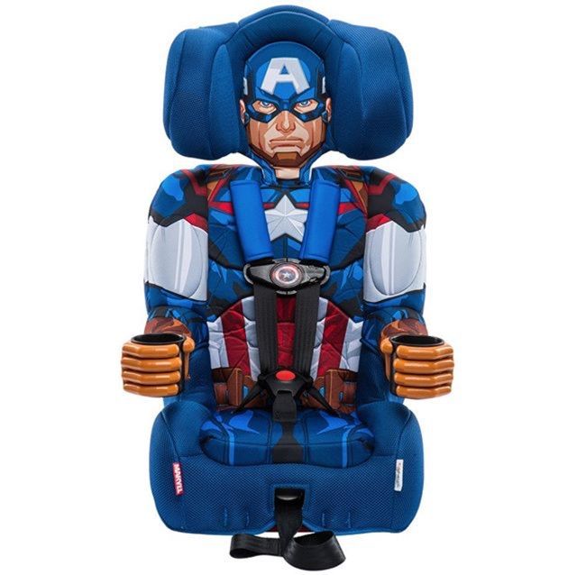 นำเข้า🇺🇸 คาร์ซีทสำหรับเด็กโต ลายกัปตันอเมริกา ใช้ได้ตั้งแต่1ขวบถึง12ขวบ KidsEmbrace Captain America Combination Booster Car Seat