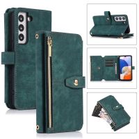 .Suitable For Wallet Phone Casing Samsung Galaxy A14 A34 A54 A72 A22 with 9 Card Slots Money Pocket Case Stand Feature Cover