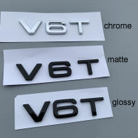 จำนวนตัวอักษรสัญลักษณ์ V6T V8T V10 W12รถจัดแต่งทรงผม Fender ด้านหลัง Trunk สติกเกอร์โลโก้สำหรับ Audi A4L A6L A7 A8L TT RS7 SQ5