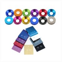 Anodized colourful washer Countersunk Head Bolt Aluminum flat Round Gasket M2 M2.5 M3 M4 M5 M6 M8