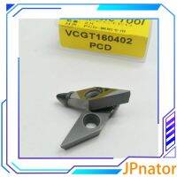 JPnator หมุนเพชรประสิทธิภาพสูง VCGT160402 Polycrystalline PCD 2 *