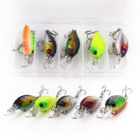 ชุดเหยื่อตกปลา5ชิ้น/ล็อตข้อเหวี่ยงพลาสติกเหยื่อ4.2G/5Cm Wolers Crankbait เหยื่อตกปลาเหยื่อสปินเนอร์สำหรับเหยื่อตกปลา