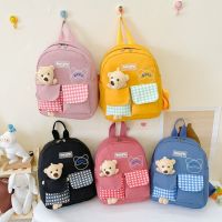 Little Bear Boys Girls Backpack Leisure Outdoor Cute Children Small Baby Kindergarten School Bag Travel Snack 【AUG】