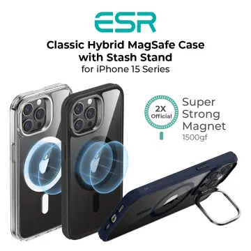 ESR iPhone 15 Pro Max Case Classic Hybrid Halolock Magsafe - Frosted Black