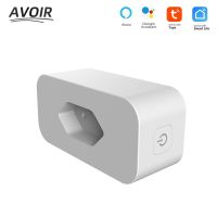 Avoir Brazil Smart Plug Wifi Wall Power Socket With Timer 10/16A  Tuya Smart Life Plug Work Voice Control With Alexa Google Home Ratchets Sockets