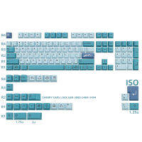 พร้อมสต็อก! GMK ภูเขาน้ำแข็งเชอร์รี่โปรไฟล์ PBT ปุ่มกด129ชิ้นปุ่มกดส่วนบุคคลสำหรับแป้นพิมพ์กล61 64 84108เค้าโครงย้อมระเหิด