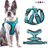 【FCL】✔┋ Dog Harness Mesh Breathable Soft Adjustable for Dogs Collar Chest