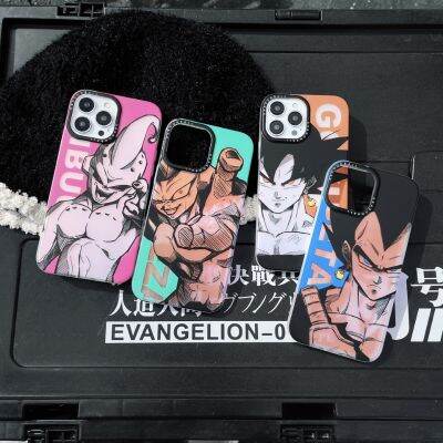 ♗ เคสโทรศัพท์มือถือ กันกระแทก ลายอนิเมะ Dragon Ball Z Goku Vegeta Frieza Majin Buu สําหรับ IPhone 11 12 13 14 Pro Max