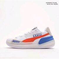 100% Original pumaॣ Clyde Mens Running Shoes ฤดูร้อนสวมบัฟเฟอร์จริงต่อสู้รองเท้าบาสเกตบอลต่ำ