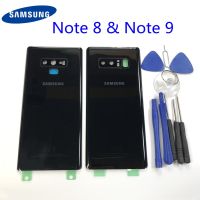 【☊HOT☊】 SRFG SHOP Samaung เคสสำหรับ Samsung กระจกฝาหลัง Note8 Note 8 N950 Note 9 N960 Note9ประตูด้านหลังโทรศัพท์